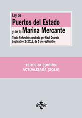 LEY DE PUERTOS DEL ESTADO Y DE LA MARINA MERCANTE 3ªED - 9788430969159